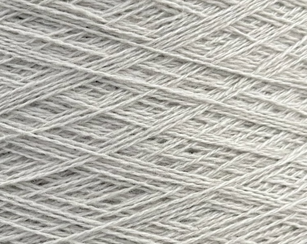 Loro Piana Lana Cash Nm 2/18 – Fil 90% Laine Mérinos 10% Cachemire col. Gris très clair